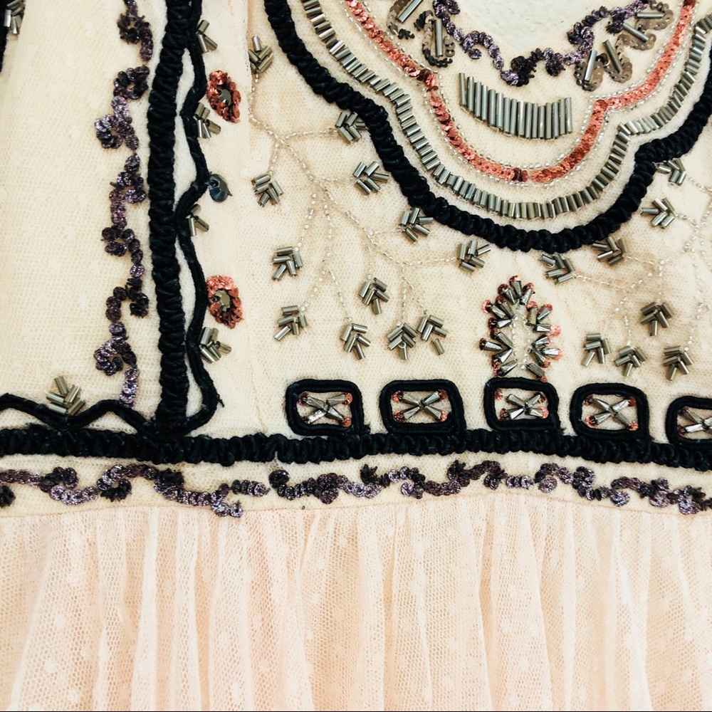 ❗️last One❗️Free People embellished Maxi NWT - Picture 6 of 8